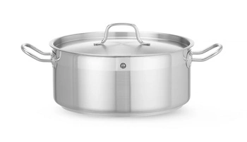 Nerezový nízký hrnec - objem 7,5 l Profi Line | HENDI 830505