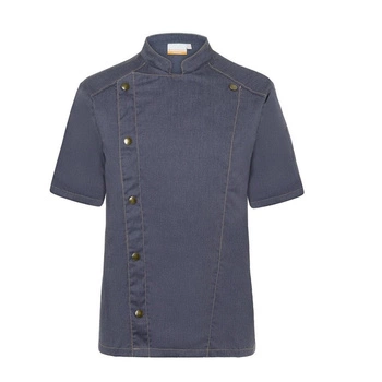Pánská černá vintage mikina s krátkým rukávem ve stylu Jeans | KARLOWSKY JM 32-16