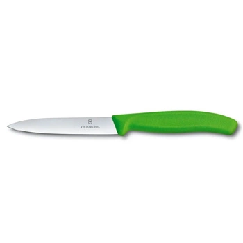 Švýcarský nůž na zeleninu Swiss Classic zelený délka čepele 10 cm | VICTORINOX 6.7706.L114