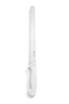 Nůž HACCP bílý na chléb, pečivo 30 cm | HENDI 843154