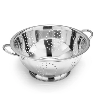 Cedník s držadly, 28 cm, výška 12 cm | FORGAST FG02711