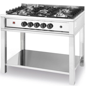 HENDI 225806 Plynová varná deska Kitchen Line s 5 hořáky