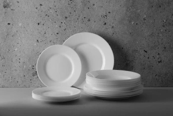 Sada talířů Opal, 18 ks | HENDI 795224