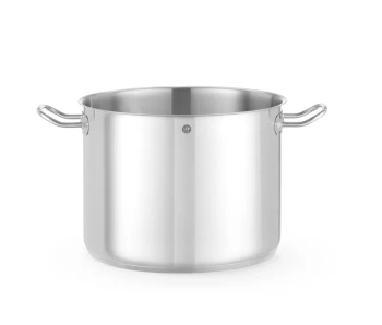 Hrnec z nerezové oceli vysoký bez poklice, Kitchen Line, objem 13,4 l, průměr 28 cm, výška 22 cm | HENDI 837788