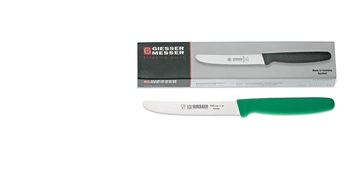 Sada nožů s vlnitým ostřím - 11 cm, 6dílná, zelená | GIESSER MESSER 8365 wsp 11-6 gr