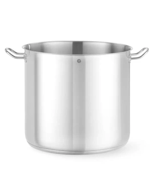 Vysoký hrnec z nerezové oceli bez poklice, Kitchen Line, 32 l, průměr 36 cm, výška 32 cm | HENDI 837115