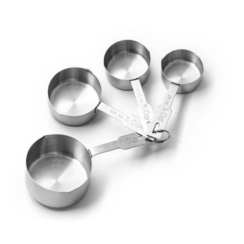 Sada odměrných šálků z nerezové oceli, 60/80/125/250 ml | FORGAST FG11045