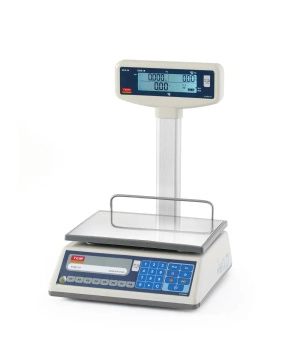 LCD váha s ramenem a legalizací, řada EGE, 15 kg | TEM TTB015-O