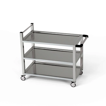 Nerezový vozík se 3 policemi 110x60x85 cm | FORGAST