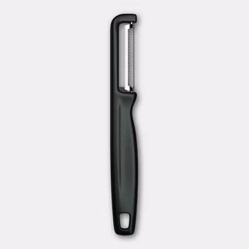 Oboustranná škrabka IOTA s vroubkovaným ostřím, černá | VICTORINOX 6.0943.3