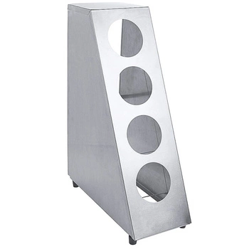 Nádoba na příbory z nerezové oceli o výšce 53 cm | CONTACTO 258/004