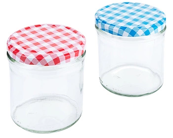 Sklenice s víčkem 350 ml sada 6 kusů | CONTACTO 2705/350