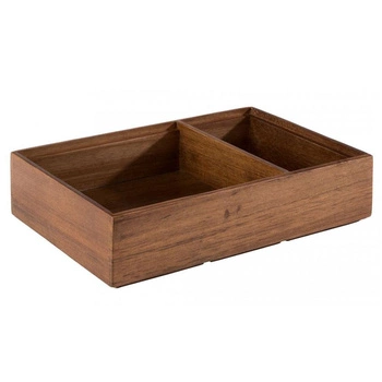 Dřevěná bedýnka Woody 22,5x15x5,5 cm | APS 11651