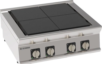 Elektrický sporák, 4 nastavitelné plotýnky | TECNOINOX 716100