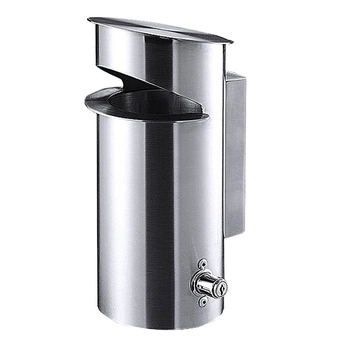 Nástěnný popelník, průměr 13 cm, výška 28 cm | CONTACTO 1625/275