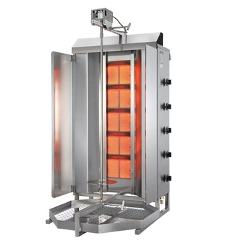 Gyros (kebab) plynový, 5 topných zón, kapacita do 120 kg | POTIS GD-5