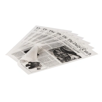 Papír na hranolky pergamenový s potiskem - 500 kusů | APS 40670