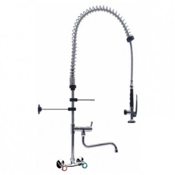 Nástěnná dřezová baterie s postřikovačem a výtokovým ramínkem | AIFO AG-1/05PFE