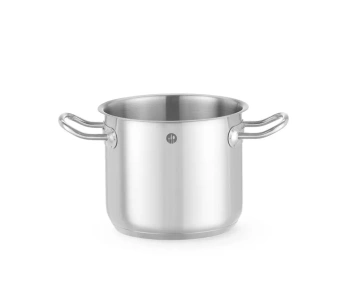 Hrnec z nerezové oceli vysoký bez poklice, Kitchen Line, objem 2,8 l, průměr 16 cm | HENDI 837757