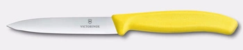 Nůž na zeleninu a ovoce Swiss Classic, hladká čepel, žlutý, délka čepele 10 cm | VICTORINOX 6.7708.C1