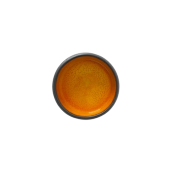 Talíř mělký s okrajem Keczi jantar 14 cm | KERA CERAMIKA 17.2.JANTAR