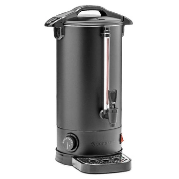 Ohřívač vody 8 l s odkapávací miskou, černý, dvoustěnný | FORGAST FG05560