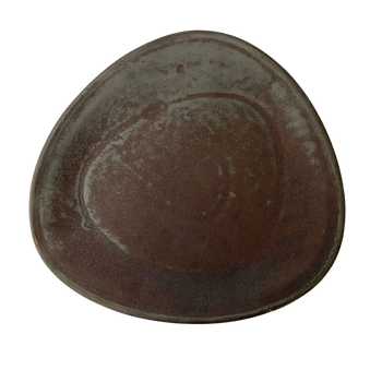 Mělký talíř Delta Cristall hematit 30 cm | KERA CERAMIKA 15.2.HEMATIT