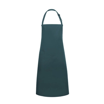 Kuchařská zástěra Basic 75 x 90 cm s kapsou a přezkou borovicově zelená | KARLOWSKY BLS 5-80-Stck