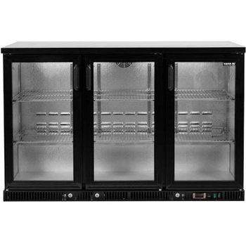 Chłodziarka do butelek, 341 l, dynamiczne chłodzenie, automatyczne odszranianie, aluminium, zamek | YATO YG-05360