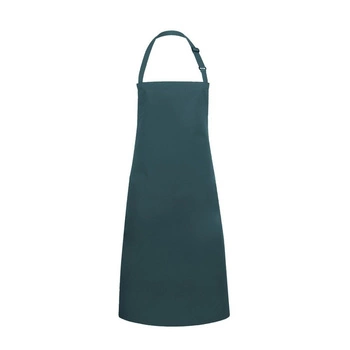 Základní kuchařská zástěra 75 x 90 cm se sponou borovicově zelená | KARLOWSKY BLS 4-80-Stck