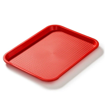 Tác na rychlé občerstvení červený Rozměry 35x25 cm | FORGAST FG12501