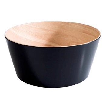 Miska melaminová FRIDA černá prům. 22 cm | APS 84612