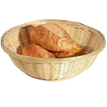 Kulatý bambusový košík na pečivo o průměru 20 cm | CONTACTO 4884/200