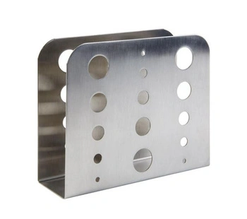 Držák na ubrousky, nerezová ocel, matný, 15x4,5x12,5 cm | APS 11780