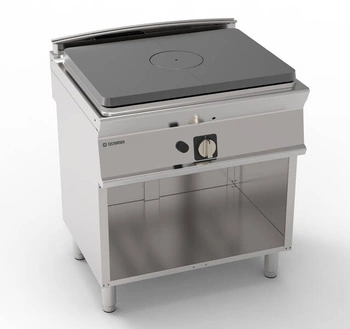 Gastronomický plynový sporák s pevnou deskou a otevřeným dnem | TECNOINOX 713030