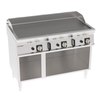 Hladká plynová grilovací deska na otevřeném podstavci 120 cm | TECNOINOX 713159