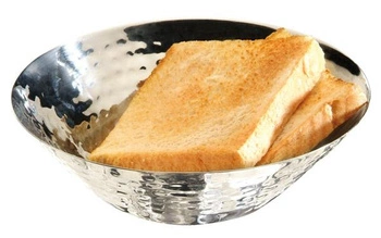 Miska z nerezové oceli, tepaná, leštěná, 16x5 cm | APS 30276