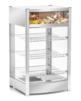 Vyhřívaná vitrína na pizzu 3-úrovňová, 97 l, 0.8 kW | FORGAST FG09603