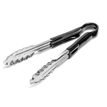 Servírovací kleště HACCP, černé, 24 cm | FORGAST FG11123