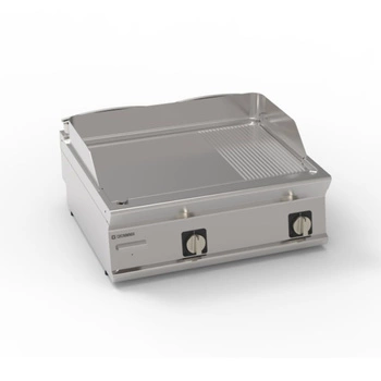 Hladce žebrovaná grilovací deska 400V Tecno74 | TECNOINOX 716215