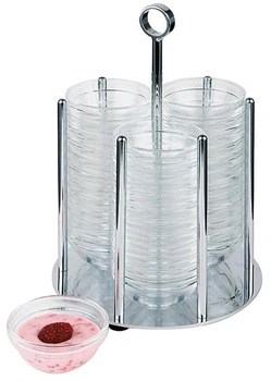 Bufetový stojan dávkovač misek, 14x14x20.5 cm | APS 11980