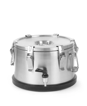 Ocelová termoska s kohoutkem HENDI 710128