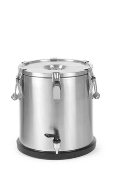 Ocelová termoska s kohoutkem HENDI 710227