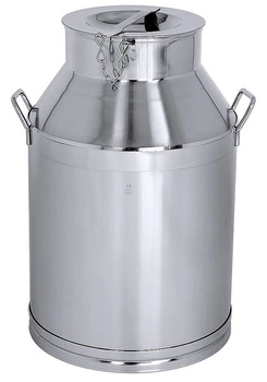 Kontejner s víkem 30 l, nerezová ocel, průměr 32 cm | CONTACTO 3010/030