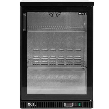 Chłodziarka do butelek, 142 l, dynamiczne chłodzenie, aluminium, zamek | YATO YG-05350