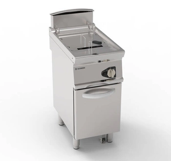 Jednokomorová plynová fritéza 17 l 16,5 kW s uzavřeným dnem | TECNOINOX 713126