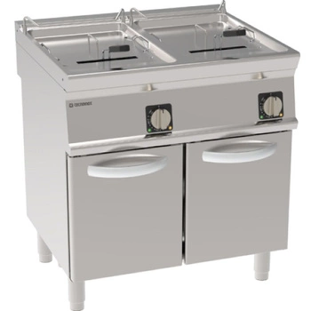 Elektrická fritéza, dvoukomorová na podstavci - objem 2x17 l | TECNOINOX 716058