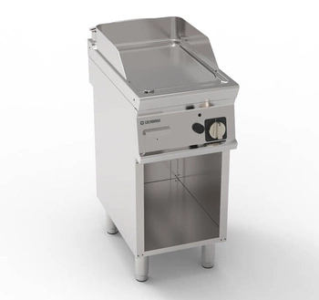 Hladká plynová grilovací deska na otevřeném podstavci 35,3x56,4 cm | TECNOINOX 713177