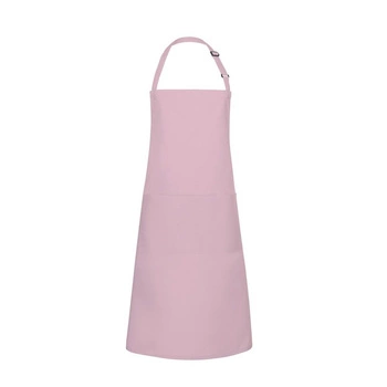 Kuchařská zástěra Basic 75 x 90 cm s kapsou a přezkou světle růžová | KARLOWSKY BLS 5-34-Stck