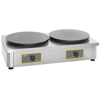 Elektrická dvojitá palačinkovač, 2x40 cm, 2x3.6 kW, 230 V | ROLLER GRIL CDE 400